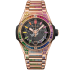 456.OX.0180.OX.3999 | Hublot Big Bang Integrated Time Only King Gold Rainbow 40 mm watch. Buy Online