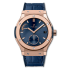 516.OX.7180.LR | Hublot Classic Fusion King Gold Blue 45 mm watch. Buy Online