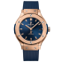 565.OX.7180.RX | Hublot Classic Fusion King Gold Blue 38 mm watch. Buy Online