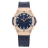 581.OX.7180.LR.1104 | Hublot Classic Fusion Blue King Gold Diamonds 33mm watch. Buy Online