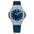 581.NX.7170.LR.1104 | Hublot Classic Fusion Blue Titanium Diamonds 33mm watch. Buy Online