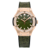 581.OX.8980.LR.1104 | Hublot Classic Fusion Green King Gold Diamonds 33mm watch. Buy Online