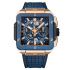 821.OL.5180.RX | Hublot Square Bang Unico King Gold Blue Ceramic 42 mm watch. Buy Online