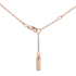 Messika Baby Move Pave Pink Gold Necklace 4322