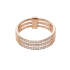 5439YG | Messika Gatsby Three Rows Pink Gold Diamond Ring | Buy Now