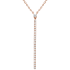 Messika Gatsby Vertical Bar Pink Gold Necklace 5448