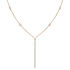 5448 | Messika Gatsby Vertical Bar Yellow Gold Necklace. Buy online.