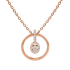 Messika Glam'Azone Graphic Pink Gold Necklace 7180