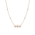 7030 | Messika Joy Trilogy Pink Gold Necklace. Buy online.