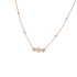 Messika Joy Trilogy Pink Gold Necklace 7030