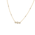 Messika Joy Trilogy Yellow Gold Necklace 7030