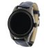 Montblanc Summit Smartwatch Black Steel Case with Navy Blue Leather Strap 46 mm 117902