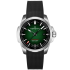 N3008S03A/ES301 | Norqain Independence Green Gradient Black Milanese Rubber 40 mm watch | Buy Online