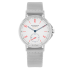 564 | Nomos Ahoi Neomatik Siren White Automatic Grey Textile 36 mm watch. Buy Online