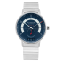 1302 | Nomos Autobahn Neomatik Date Midnight Blue Sport Bracelet 41 mm watch. Buy Online