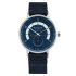 1302 | Nomos Autobahn Neomatik Date Midnight Blue Textile Automatic 41mm watch. Buy Online