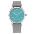 724.GB | Nomos Club Campus 38 Endless Blue Grey Vegan Velour watch. Buy Online