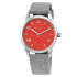 Nomos Club Campus 38 Nonstop Red Grey Vegan Velour 723.GB