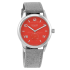 Nomos Club Campus 38 Nonstop Red Grey Vegan Velour 723.GB