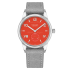 723 | Nomos Club Campus 38 Nonstop Red Grey Vegan Velour watch. Buy Online