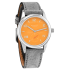 Nomos Club Campus Future Orange Grey Leather 36 mm 710 