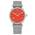 716.GB | Nomos Club Campus Nonstop Red Grey Vegan Velour 36 mm watch. Buy Online