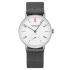 165.S50 | Nomos Tangente 38 50 Ans De Medecins Sans Frontieres Grey Textile watch. Buy Online