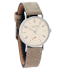 Nomos Tangente Champagne Manual Beige Leather 33 mm 150