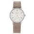 127  | Nomos Tangente Duo Manual Beige Leather 33 mm watch. Buy Online