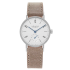 122 | Nomos Tangente Manual Beige Leather 33 mm watch. Buy Online