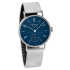 Nomos Tangente Neomatik Midnight Blue Steel Bracelet 35 mm 177