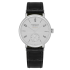 188 | Nomos Tangente Neomatik Platinum Gray Black Leather Pin Buckle 35 mm watch. Buy Online