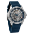 Norqain Independence Skeleton Blue Milanese Rubber 42 mm N3000S03A/301A