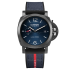 PAM01408 | Panerai Luminor Quaranta Steel DLC Luna Rossa Limited Edition 40 mm watch. Buy Online