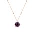 14723R | Buy Pasquale Bruni Sissi Rose Gold Amethyst Diamond Necklace