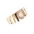 15796R|Pasquale Bruni Amore Rose Gold Pink Quartz Diamond Ring Size 54