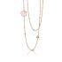 15624R | Pasquale Bruni Bon Ton Rose Gold Pink Quartz Diamond Necklace