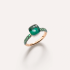 PAC3000_O6BKR_TZMPA | Buy Pomellato Nudo Petit Gold Prasiolite Ring