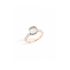 A.B704/O6B9TB Pomellato Nudo Rose and White Gold Topaz Diamond Ring