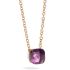 PCB6010_O6000_000OI | Buy Pomellato Nudo Rose and White Gold Amethyst Necklace