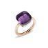 PAB2010_O6000_000OI | Buy Pomellato Nudo Rose and White Gold Amethyst Ring 