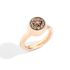 PAB8130_O7BKR_DBR05 | Pomellato Nudo Rose Gold Diamond Ring | Buy Now