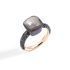 PAB9050_OT000_DBKOS | Pomellato Nudo Titanum and Rose Gold Obsidian Diamond Ring