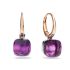 POB2010_O6000_000OI  |Buy Pomellato Nudo White and Rose Gold Amethyst Earrings