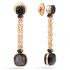 POB9050_O6000_DBKOS | Pomellato Nudo White and Rose Gold Diamond Earrings