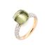 PAC0040_O6WHR_DB0PA Pomellato Nudo Rose and White Gold Diamond Ring