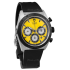 Tudor Fastrider Black Shield Chronograph Automatic Yellow Dial Rubber M42010N-0007