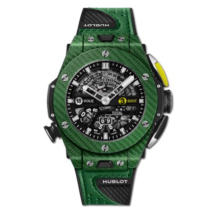 416.YG.5220.VR | Hublot Big Bang Unico Golf Green Carbon 45mm watch. Buy Online
