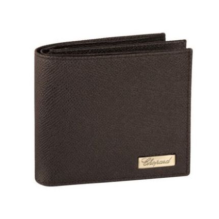 95012-0250 | Chopard IL Classico Small Coins Wallet Brown Printed Calfskin Leather