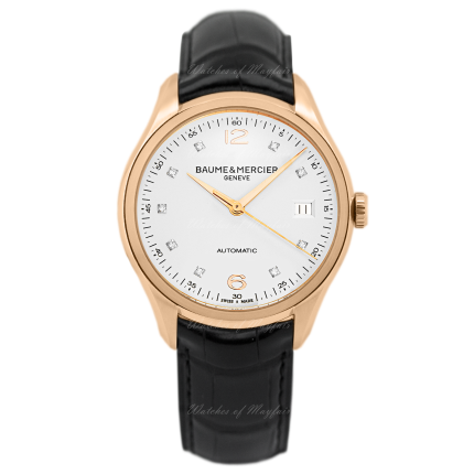 10104 | Baume & Mercier Clifton 18K Red Gold 39mm watch | Buy Online